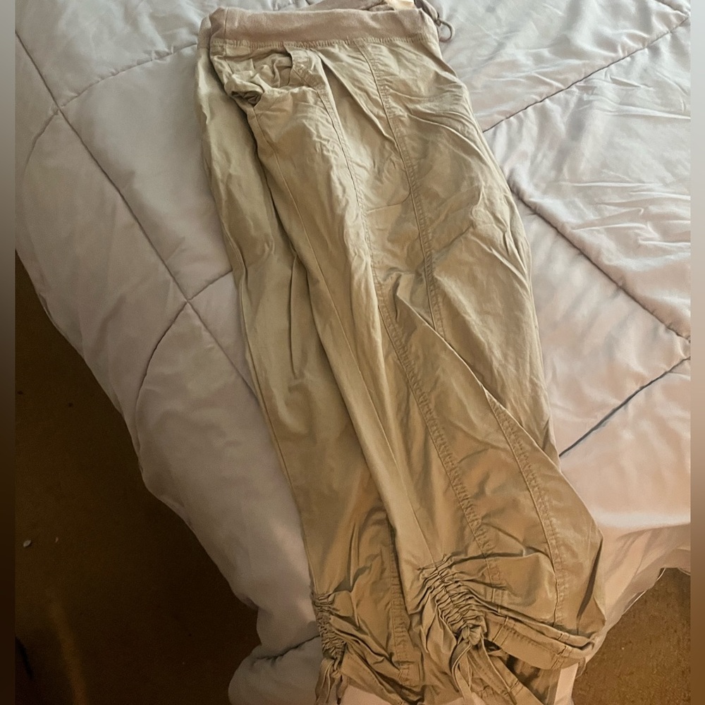 Khaki Tied Pants (Torrid)